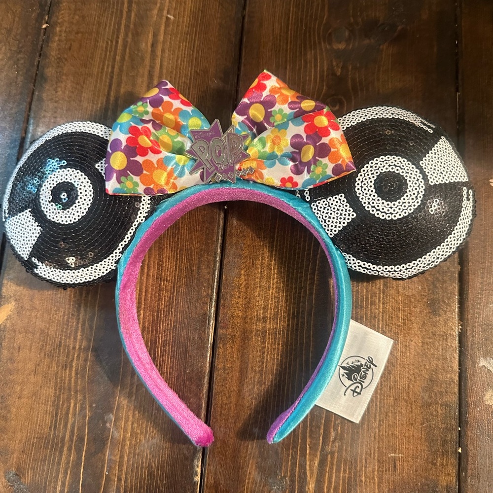 Colorful Sequin Pop Century Mickey Mouse Ears Headband